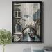 Winston Porter Venice I by J Paul - Picture Frame Painting Print on Canvas Canvas, Solid Wood in Blue/Gray | 24.5 H x 18.5 W x 1.5 D in | Wayfair