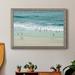 Highland Dunes Paradise Beach - Graphic Art Print on Canvas, Solid Wood in Blue/White | 37.5 H x 27.5 W x 1.5 D in | Wayfair