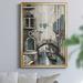Winston Porter Venice I by J Paul - Picture Frame Painting Print on Canvas Canvas, Solid Wood in Blue/Gray | 42.5 H x 30.5 W x 1.5 D in | Wayfair