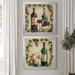 Astoria Grand Vino Di Toscana - 2 Piece Picture Frame Painting Print Canvas, Solid Wood in Black | 22.5 H x 45 W x 1.5 D in | Wayfair