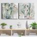 Union Rustic Exuberant Spirit - 2 Piece Wrapped Canvas Painting Print Set Canvas, Solid Wood in Blue/White | 24 H x 48 W x 1 D in | Wayfair