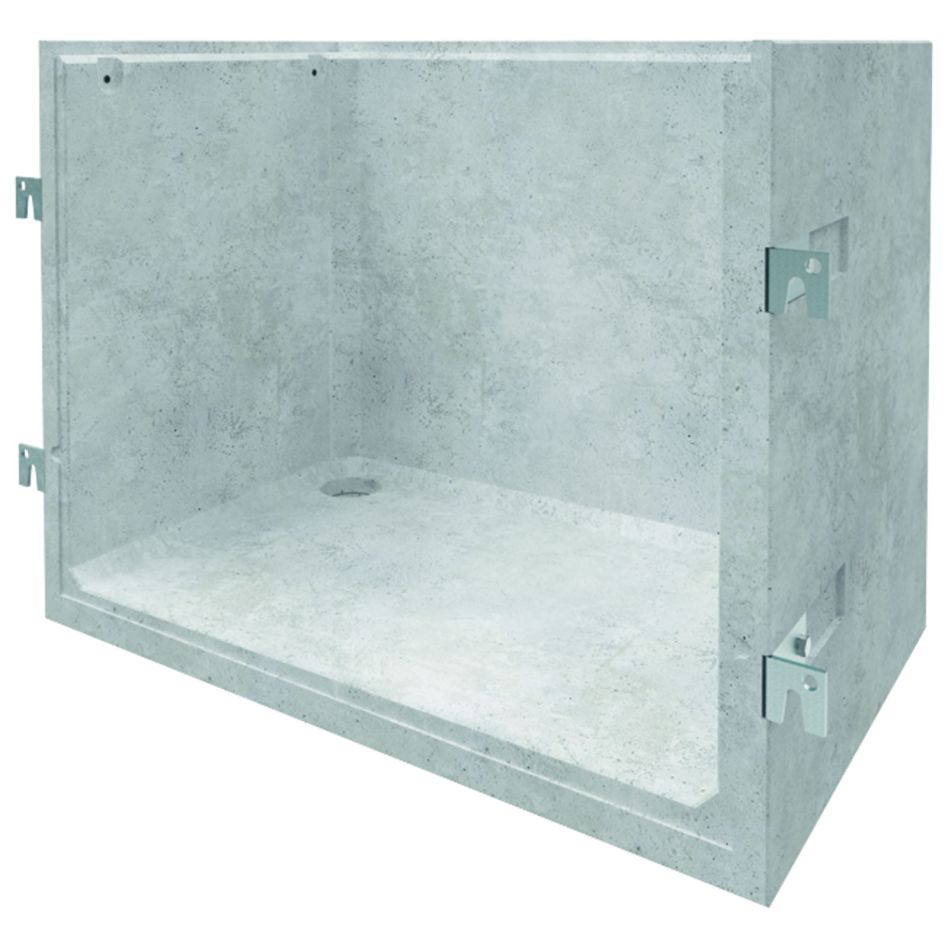 ACO Betonlichtschacht für druckwasserdichte Montage auf Dämmung, 1800 mm, 2520 mm,60 mm,600 mm Image