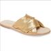 Free People Shoes | Free People Rio Vista Slide Sandal | Color: Gold | Size: 6