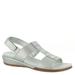 Easy Spirit Hazel - Womens 6.5 Silver Sandal Medium