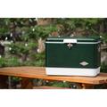 54 Qt. Coleman® Vintage Steel Belted® Cooler in Green, Size 16.25 H x 17.5 W x 25.5 D in | Wayfair 3000006616