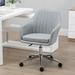 Latitude Run® Kaarina Office Computer Mid-Back Task Chair Upholstered in Gray | 37.75 H x 24 W x 23.25 D in | Wayfair