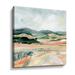 Loon Peak® Vermilion Landscape I - Painting Print on Canvas Canvas, Wood in Brown/Gray/Green | 10 H x 10 W x 2 D in | Wayfair