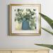 Gracie Oaks Greenery Still Life VI - Picture Frame Painting Print on Canvas Canvas, Solid Wood in Blue/Green | 26.5 H x 26.5 W x 1.5 D in | Wayfair