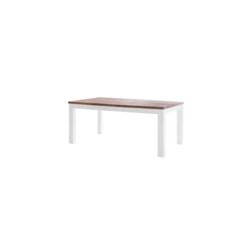 Esstisch Fleur 160 x 90 cm im Landhausstil in Weiß Braun