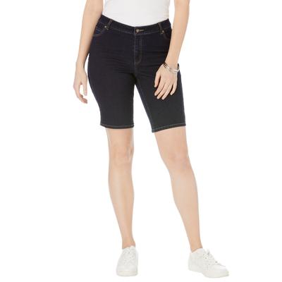 Plus Size Women's True Fit Stretch Denim Bermuda Short by Jessica London in Indigo (Size 16 W)