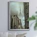 Ebern Designs Empire View by J Paul - Picture Frame Graphic Art Print on Canvas Canvas, Solid Wood in Gray | 36.5 H x 26.5 W x 1.5 D in | Wayfair