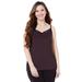 Plus Size Women's Suprema® Cami With Lace by Catherines in Victoria Purple (Size 4X)