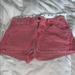 Levi's Shorts | Levi’s Red Almost Light Pink Corduroy Shorts Sz 3 | Color: Pink/Red | Size: 3j