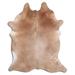 White 72 x 0.25 in Area Rug - Loon Peak® Natural Hair Handmade Cowhide Beige Area Rug Cowhide | 72 W x 0.25 D in | Wayfair