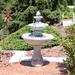 One Allium Way® Jad Mediterranean-Inspired 3-Tier Outdoor Water Fountain - Gray, Glass | 50 H x 27 W x 27 D in | Wayfair