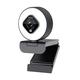 Angetube Streaming Webcam 1080P with Ring Light, HD Web camera with Digital Zoom Autofocus for Computer PC Laptop Mac - Webcam with Microphone USB Web Cam for Gaming XBOX Google Meet