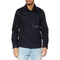 G-STAR RAW Men's Naval Overshirt Cotton Lightweight Jacket, Mazarine Blue C519-4213, M