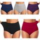 UMMISS Underwear for Women High Waisted Soft Comfy Stretch Full Coverage Ladies Breifs Womens Cotton Underwear Multipack - - X-Large/XX-Large