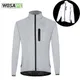 WOSAWE-Veste de sport de cyclisme automne course de nuit coupe-vent imperméable chaud