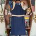 J. Crew Dresses | J. Crew Blue And Tan Dress Size 6 | Color: Blue/Tan | Size: 6