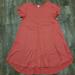 Lularoe Dresses | Lularoe Size 2xl Carly Dress | Color: Orange/Pink | Size: 2x