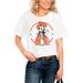 Women's White Oklahoma State Cowboys End Zone Easy T-Shirt