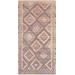 "Pasargad Home Vintage Kilim Collection Multi Lamb's Wool Area Rug- 5' 7"" X 11' 7"" - Pasargad Home 051081"
