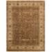 "Tabriz Collection Hand-Knotted Lamb's Wool Area Rug- 9' 0"" X 11'11"" - Pasargad Home P-701 M.BROWN 9X12"