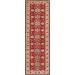 "Pasargad Home Kazak Collection Hand-Knotted Lamb's Wool Area Rug- 3' 1"" X 9' 7"" - Pasargad Home 039995"