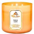 White Barn Bath & Body Works 3 Wick Candle Paris Cafe