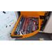 Swivel Storage Solutions 29" H x 18" W x 18" D Storage Cabinet, Wood in Black/Orange | 29 H x 18 W x 18 D in | Wayfair Pro341804