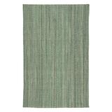 Green 36 x 0.5 in Area Rug - Bungalow Rose Mosquera Vertical Stripe Hand-Tufted Wool Area Rug Polyester/Nylon/Wool | 36 W x 0.5 D in | Wayfair