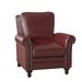 Bradington-Young Richardson 36.5" Wide Standard Recliner Fade Resistant/Genuine Leather in Brown | 41 H x 36.5 W x 43 D in | Wayfair