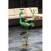 Bay Isle Home™ Heywood Metal Green Peacock Outdoor Fountain | 36.22 H x 14.17 W x 15.35 D in | Wayfair 236FEFA1DD524EC7864957CC77A7D520