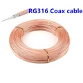 Câble Coaxial RG316 de 10 mètres 2.5mm 50 Ohm faible perte pour connecteur à sertir expédition