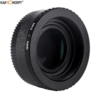 K & F Concept-Adaptateur d'objectif M42 vers Nikon avec capuchon en verre pour appareil photo