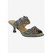 Women's Francie Slide by J. Renee in Pewter Glitter (Size 11 M)