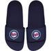 Men's ISlide Navy Minnesota Twins Primary Motto Slide Sandals