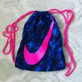Nike Bags | Nike Drawstring Gym Bag | Color: Blue/Pink | Size: Os