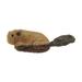 Refillables Beaver Cat Toys, X-Small, Brown