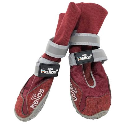 Dog Helios Red 'Traverse' Premium Grip High-Ankle Outdoor Dog Boots, X-Large