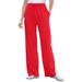 Plus Size Women's Sport Knit Straight Leg Pant by Woman Within in Vivid Red (Size 4X)
