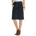 Plus Size Women's True Fit Stretch Denim Short Skirt by Jessica London in Indigo (Size 30)