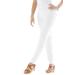 Plus Size Women's Stretch Denim Straight-Leg Jegging by Jessica London in White (Size 16) Jeans Legging