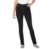 Plus Size Women's Stretch Slim Jean by Woman Within in Black Denim (Size 24 WP)