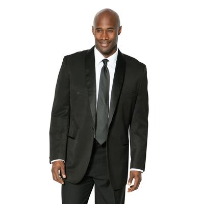 Men's Big & Tall KS Signature Tuxedo Jacket by KS Signature in Black (Size 64)