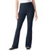 Plus Size Women's Stretch Cotton Bootcut Pant by Woman Within in Navy (Size 2X)