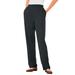 Plus Size Women's 7-Day Knit Straight Leg Pant by Woman Within in Heather Charcoal (Size 5X)
