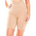 Plus Size Women's Instant Shaper Medium Control Seamless Thigh Slimmer by Secret Solutions in Nude (Size 28/30) Body Shaper