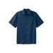 Men's Big & Tall Short-Sleeve Pocket Sport Shirt by KingSize in Navy (Size XL)